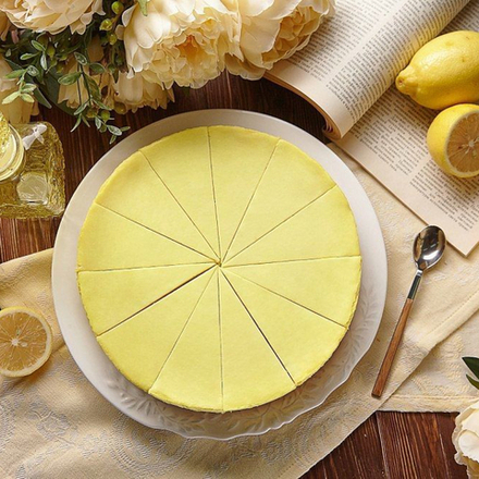 Чизкейк New York с лимоном, "CHEESEBERRY", 1200 гр (12 кусочков)