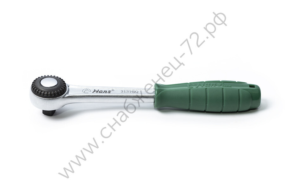 Трещотка 3/8" с быстрым сбросом, 72 зуба, HANS, 3131GQ