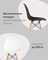 Eames Style DSW коричневый пластик, стальной каркас, натуральный массив бука