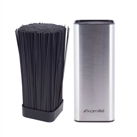 Подставка для ножей Kamille KM-7612 из нержавеющей стали