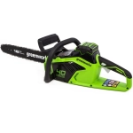 Аккумуляторная цепная пила Greenworks GD40CS18K5 (1 x 5 Ач, ЗУ) 2005807UG