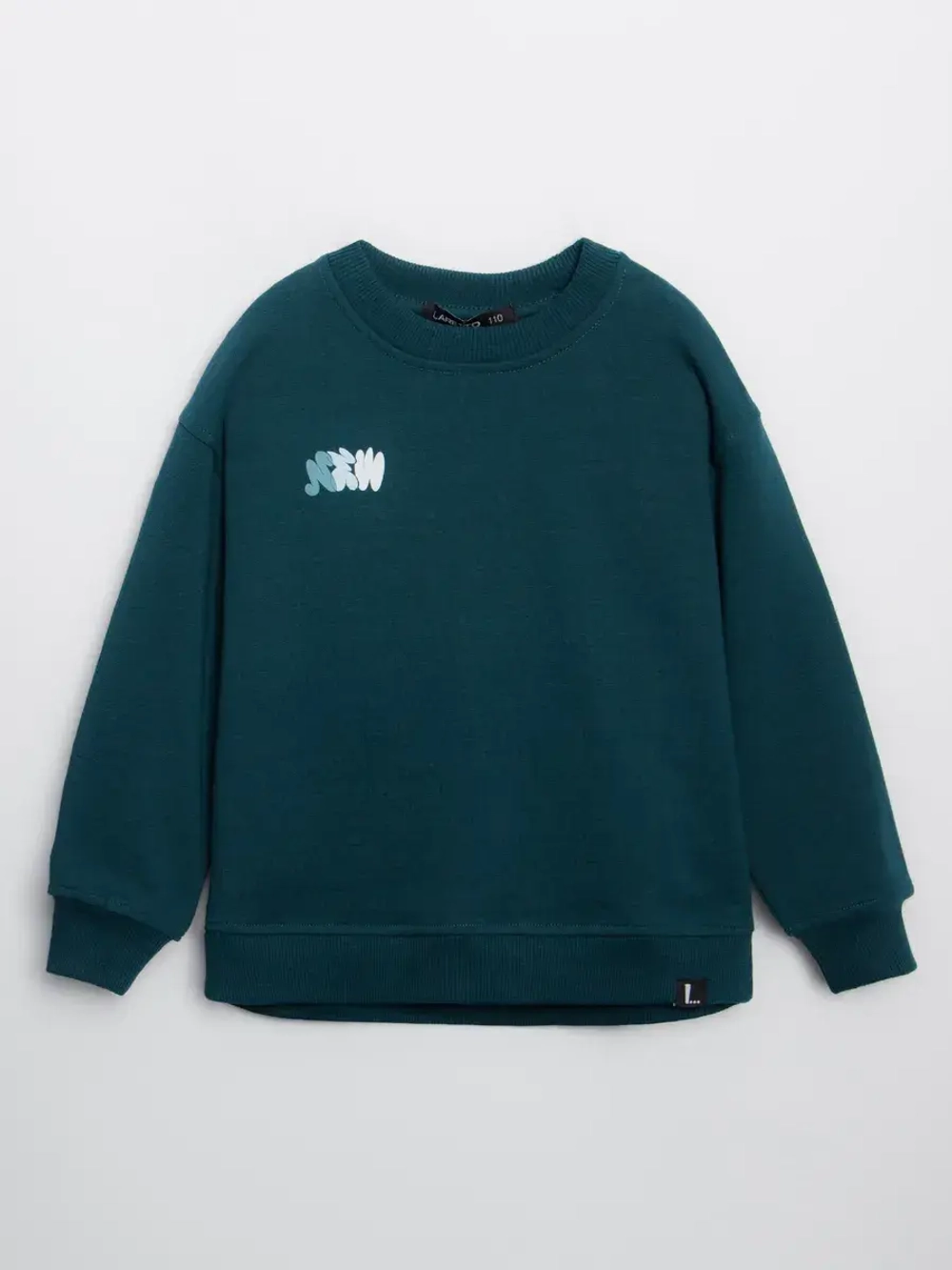 Костюм для девочки, свитшот и леггинсы, зеленый