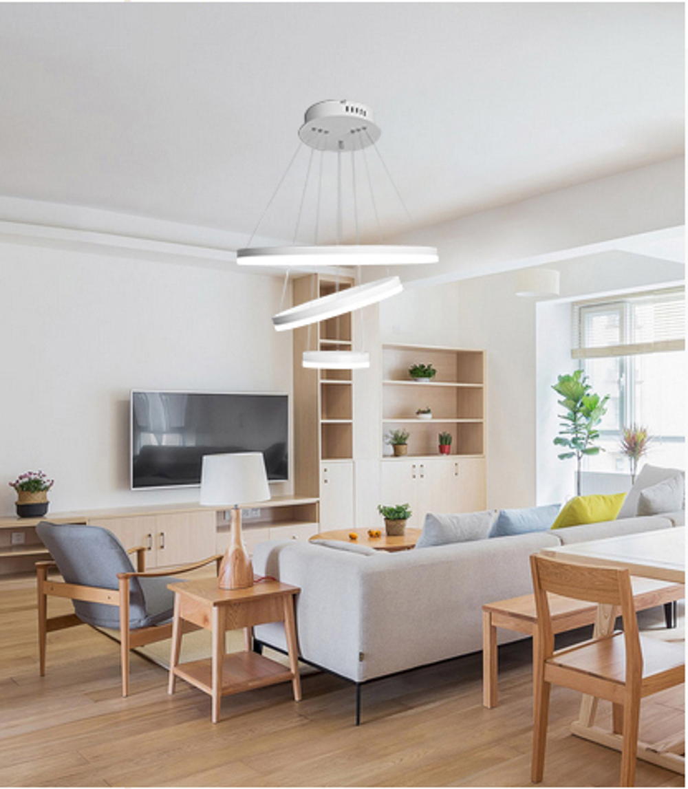 Pendant Led design lamp  Corona by SONNEMAN D40 (Grey)