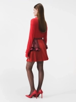 Юбка-мини с баской OLA OLA