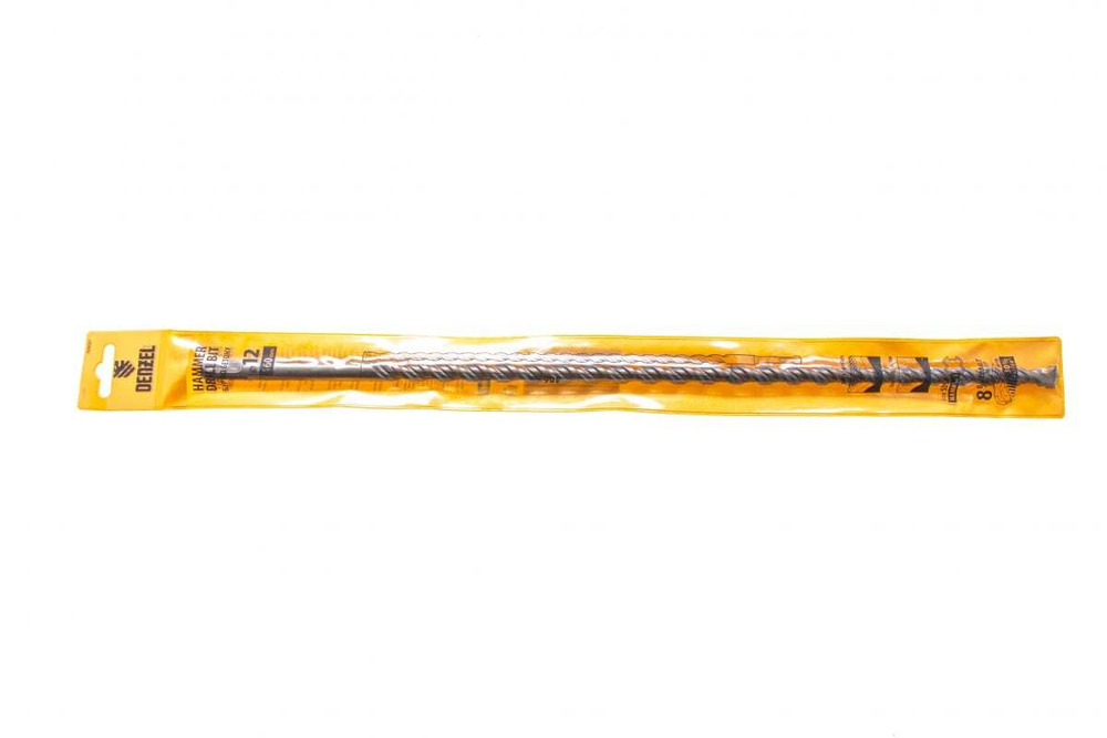 Бур по бетону, двойная спираль, Cobalt W-tip, 12x460 мм, SDS PLUS, бронзовый