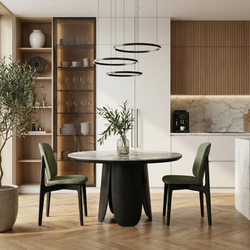 Дизайнерский стол BLOSSOM CERAMIC black