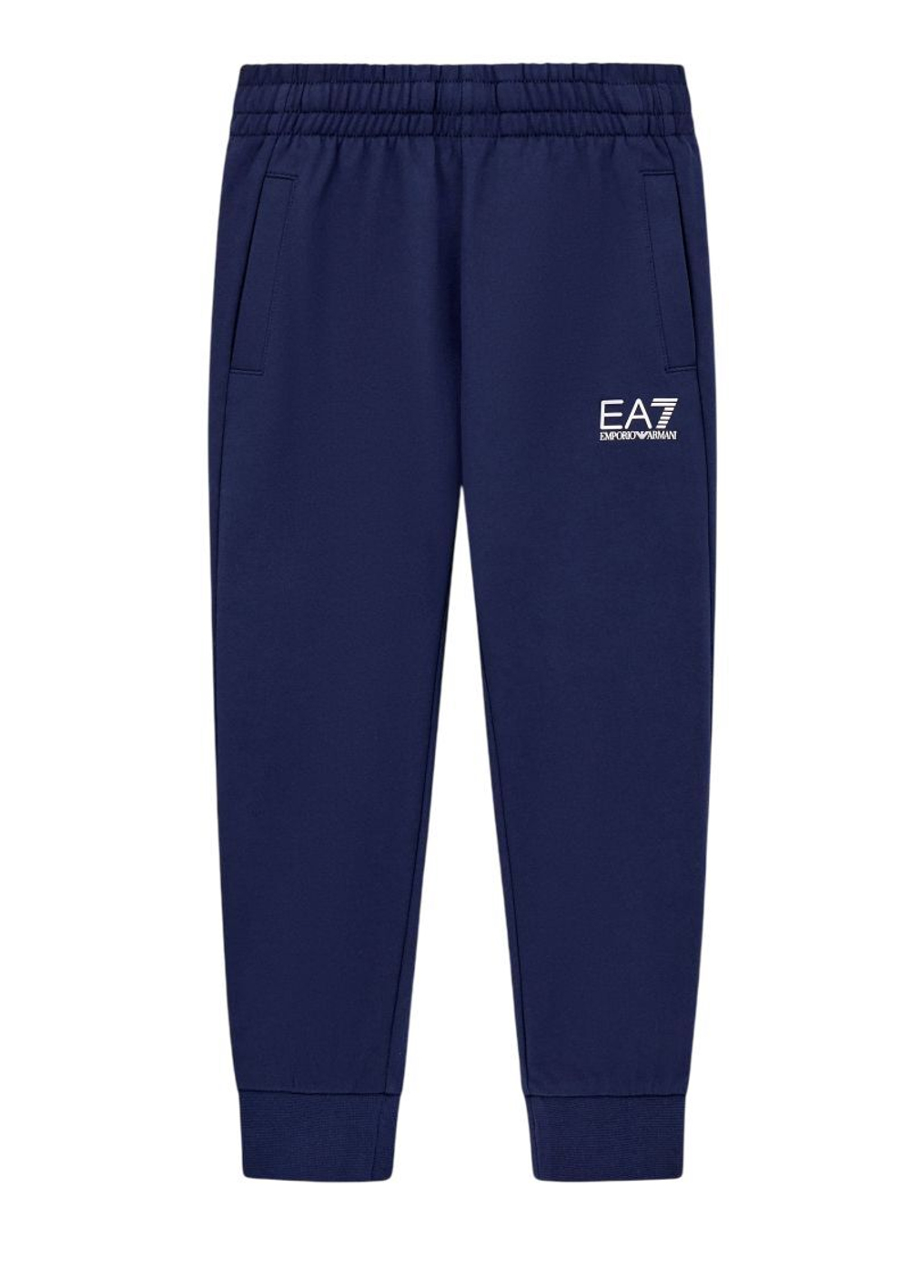 Детские теннисные брюки EA7 Boy Train Core Identity - armani blue