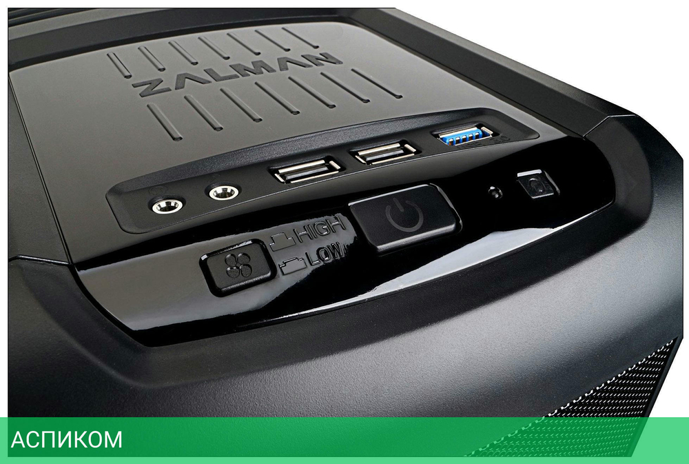 Корпус Zalman Z3 Plus ATX без БП Black