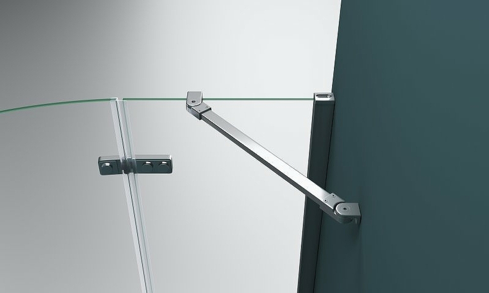 Душевой уголок BelBagno Kraft 100х100 KRAFT-R-2-100-C-Cr профиль Хром стекло прозрачное
