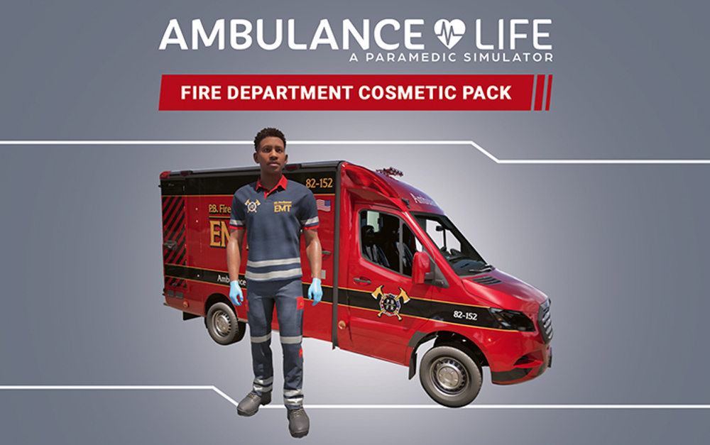 Ambulance Life - Fire Department Cosmetic Pack (для ПК, цифровой код доступа)