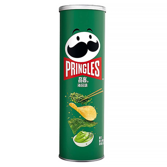 Чипсы картофельные Pringles со вкусом васаби и нори, 110гр (Китай)