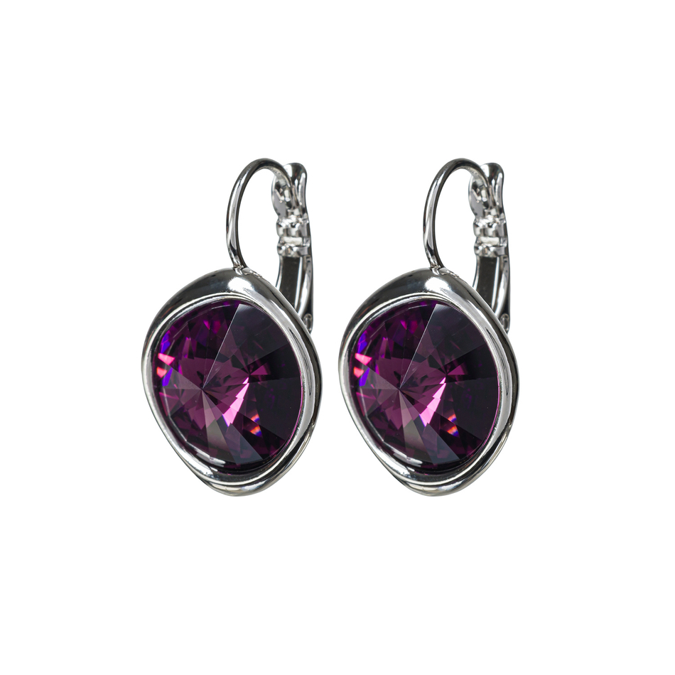 Серьги Fiore Luna Amethyst A1902.M11 V/S