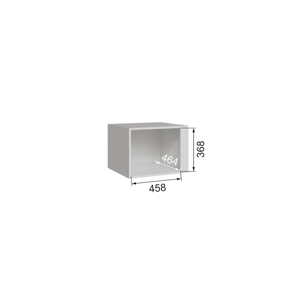 Антресоль Альта 0.55 (400) с зеркалом