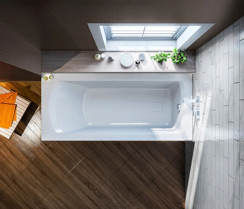 Акриловая ванна Bas (Бас) Аякс 170x70, с каркасом