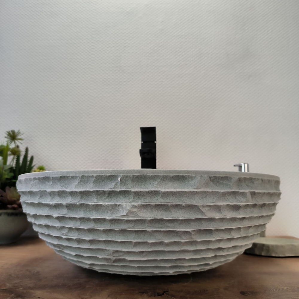 Раковина из андезита Bowl Blue Kecil Marmo BA-62887 45*45*15