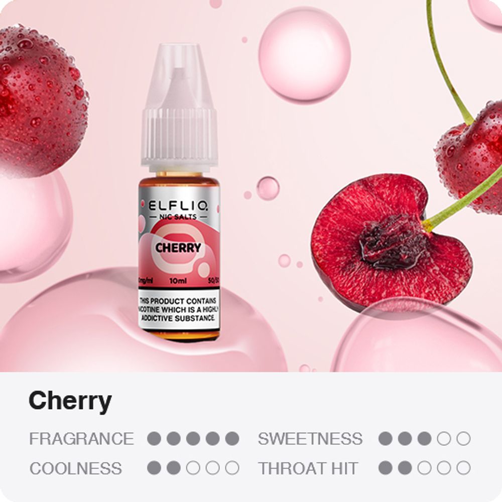 ELFLIQ - Cherry (5% nic, 30ml)