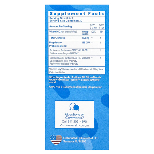 Colic Calm, пробиотик, капли, 15 мл (0,5 жидк. унции)