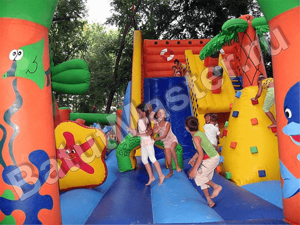 Коммерческий надувной батут "Оазис"