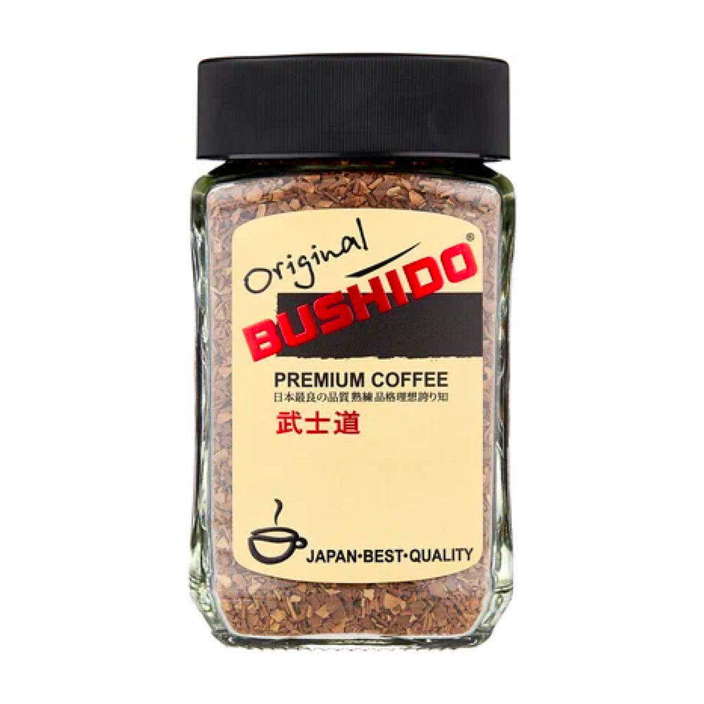Кофе растворимый Bushido Original, 100 г, стеклянная банка