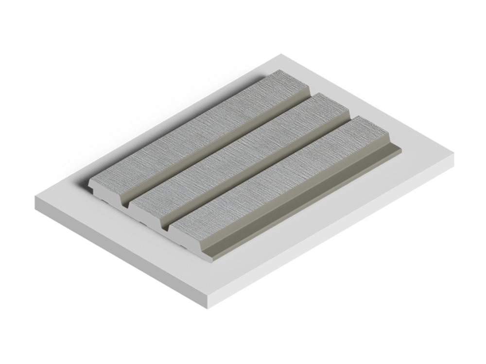 Стеновая панель HiWood декорированная, 270x12 см