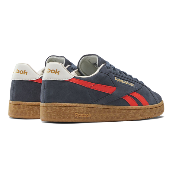 reebok Club C Кроссовки для скейтбординга Низкие Темно-синие Красные Унисекс