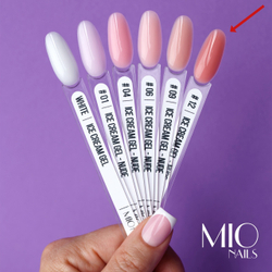 Гель MIO NAILS  "ICE CREAM GEL" - NUDE 12, 30 гр