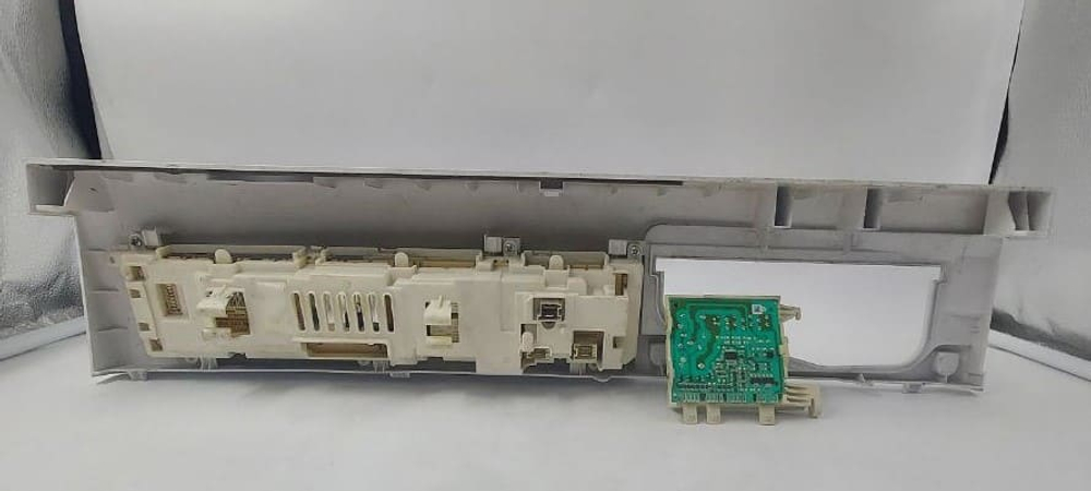 Модуль управления стиральной машины Amica AWDG7512CL в сборе с пластиком