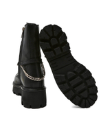 Кожаные ботильоны TWINSET - черный(222TCT100)