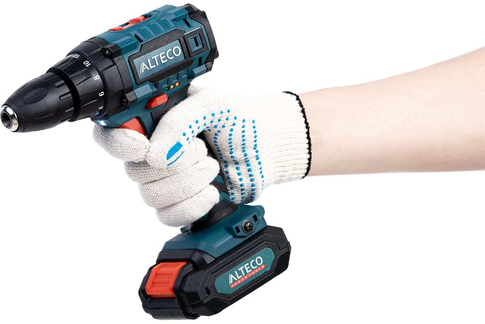 Аккумуляторная дрель-шуруповёрт Alteco CD 1610Li X2 33504