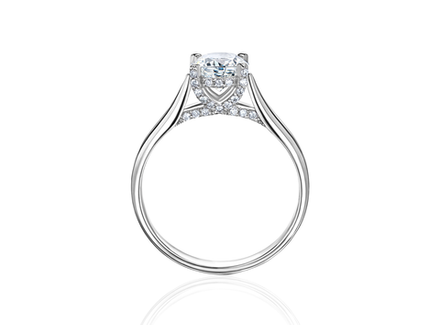 Кольцо с лабораторно-выращенным бриллиантом