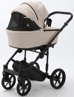 Детская коляска Adamex Zico Deluxe 3 в 1 Z-SA07 СВ.БЕЖ.КОЖА