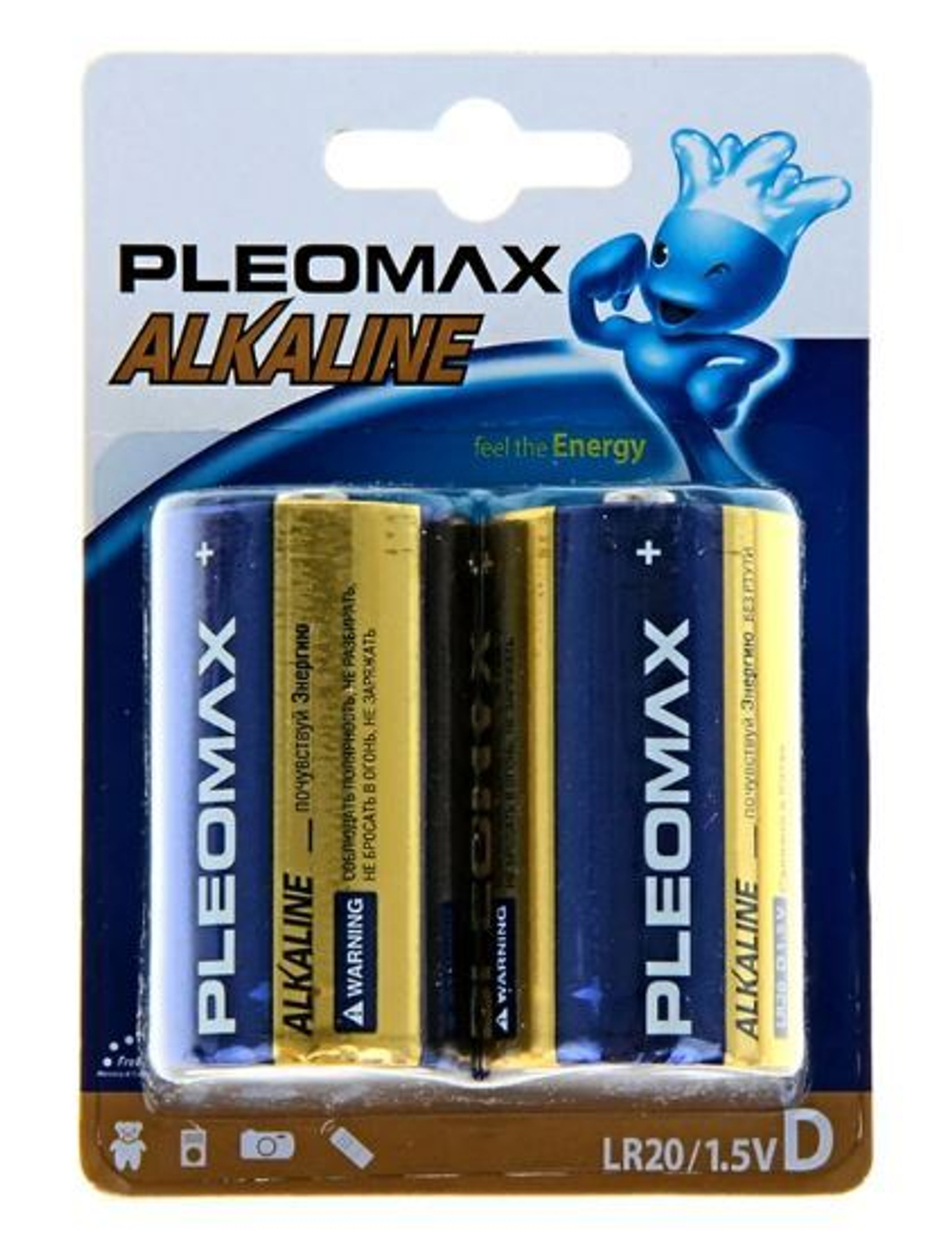 Samsung Pleomax Alkaline R20 / D уп.24