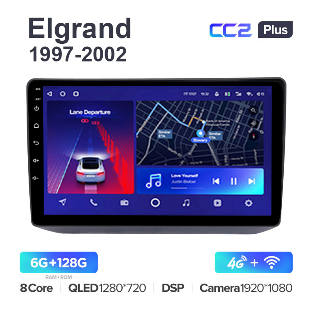 Teyes CC2 Plus 9"для Nissan Elgrand 1997-2002