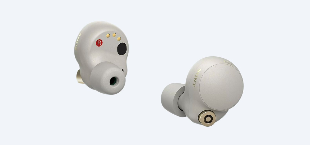 Беспроводные наушники sony wf-1000xm4 серебро