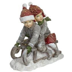 GAEM Фигурка декоративная "Девочка/Мальчик", L13,5 W7,5 H14,5 см