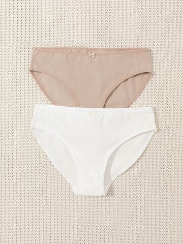набор трусы/ уп  для девочки  К 1972-2уп/нюдовый беж,сахар