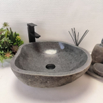 Раковина из речного камня RS-63483 (47*46*16) 0122