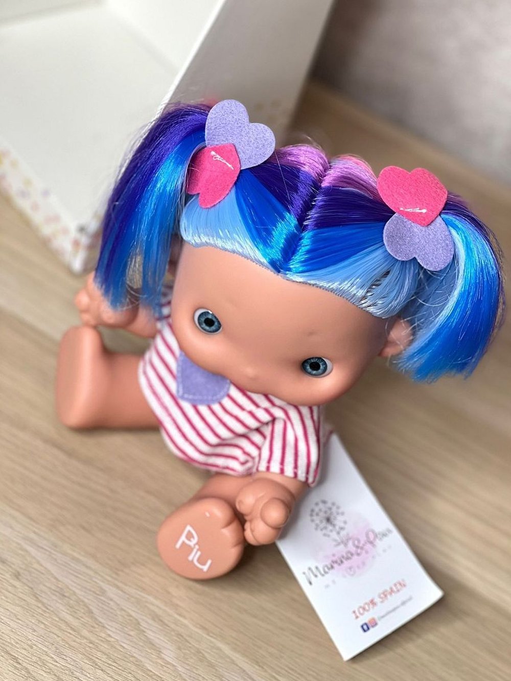 Кукла Пупс Marina and Pau 25 cм Piu (M1451)