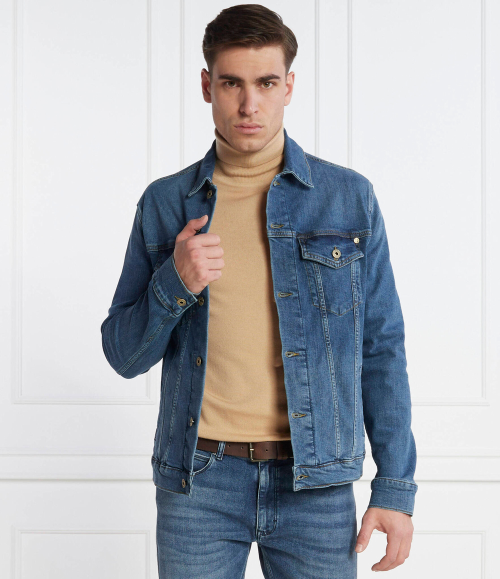 Джинсовая куртка PINNERS Pepe Jeans London - голубой(PM402715HT7)