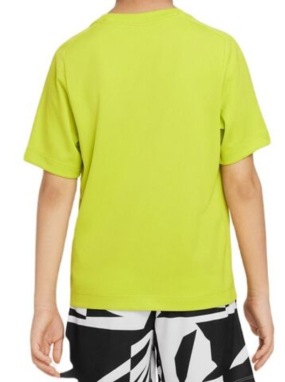 Футболка для мальчика теннисная Nike Dri-Fit Multi+ Training Top - bright cactus/white