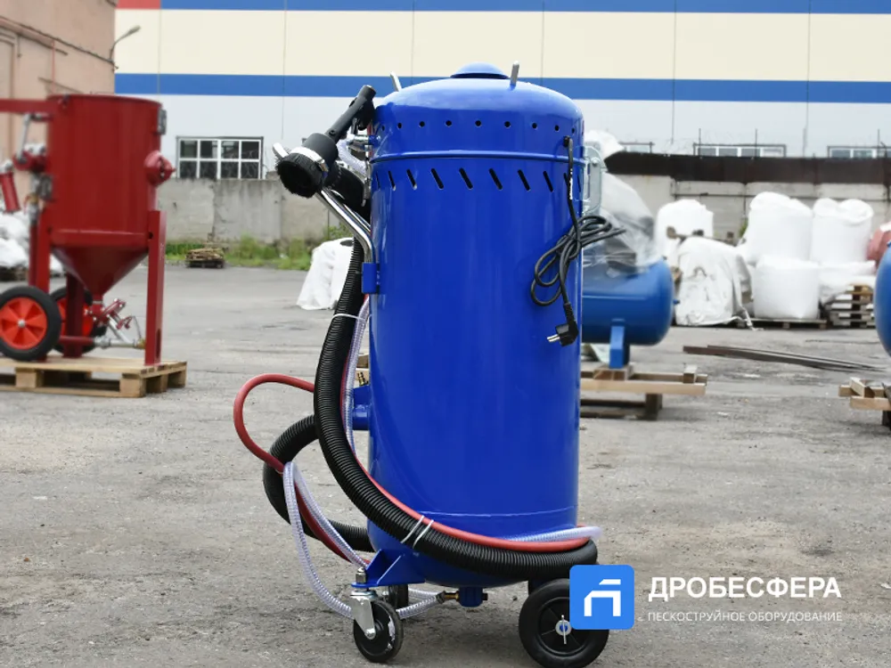 Пескоструйный аппарат беспылевой с рекуператором 106л AE&T T06528