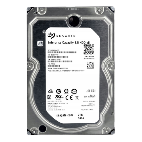 Серверный жесткий диск HDD Seagate 2TB SATA Enterprise Capacity 7.2K 3.5" ST2000NM0055