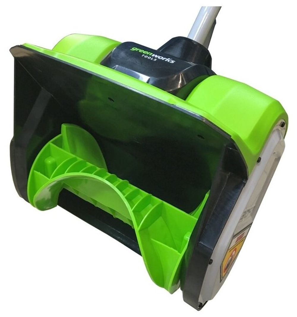 Снегоуборщик-снеголопата GREENWORKS GD40SS 40В,б/щ,30 см,1хАКБ 4 А.ч и ЗУ (2600807///)