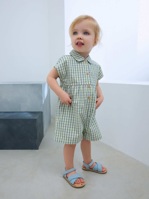 Комбинезон летний для девочки Next E79-488, Зеленый