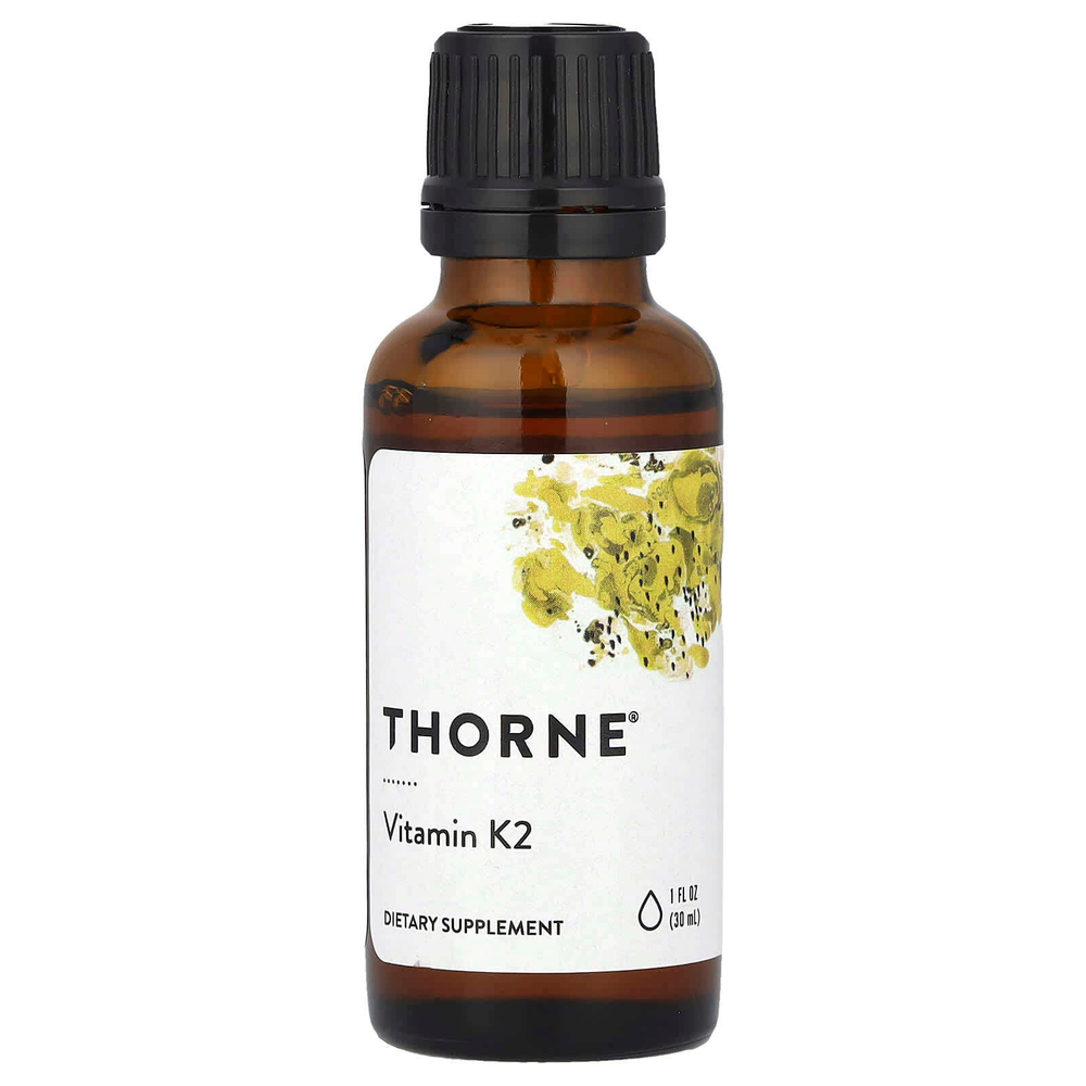 Thorne, витамин K2, 30 мл (1 жидк. унция) (15 мг в 1 порции)