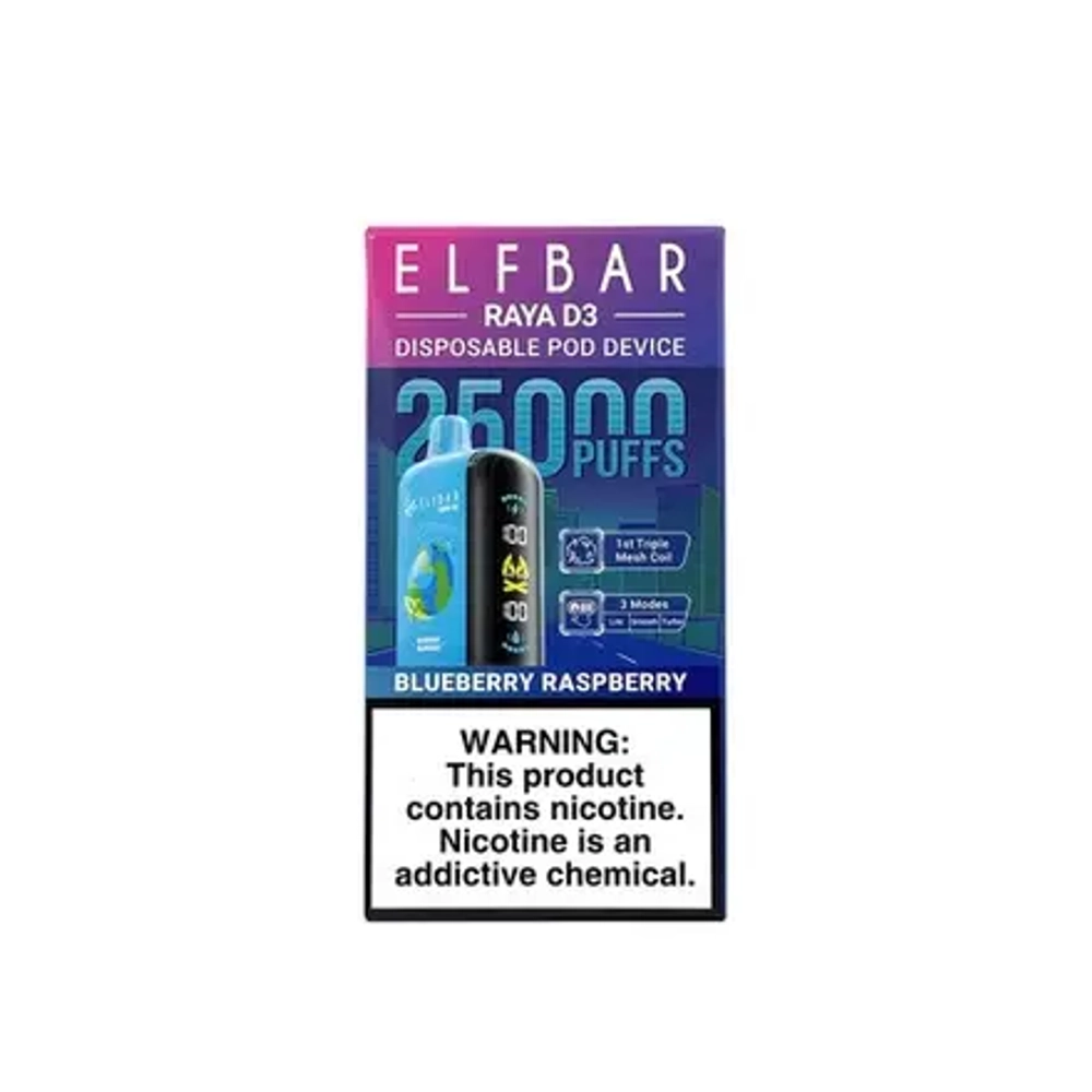 ELF BAR RAYA D3 - Blueberry Raspberry (5% nic)