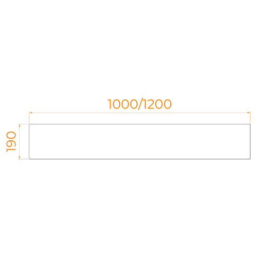 Экран для душевого поддона RGW NА/LUX фронтальный (1000)