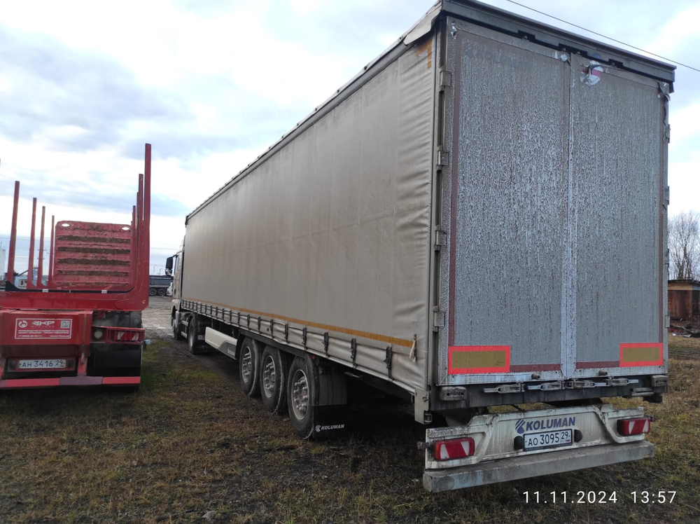 KOLUMAN S Полуприцеп шторный S-3 (длина 13,6 м.)