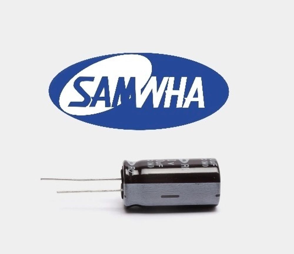 Конденсатор электролитический 1000мкФ 100в 105°С RD / 18x40 / Samwha
