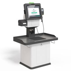 POScenter SCO-K170 Box_V2 (17”, J4125, 8Gb, SSD128Gb, 2D сканер, Светофор, З цвета, полка для ПИН-пад, полка для ККТ, стойка тумба для покупок, держатель пакетов)